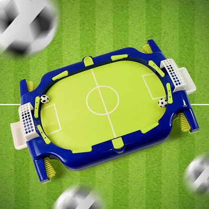Tabletop football flickers game set with kids soccer playing