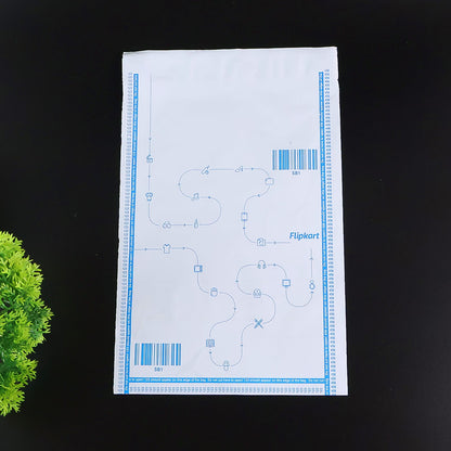 Flipkart logo on small tamper-proof courier bags set of 100