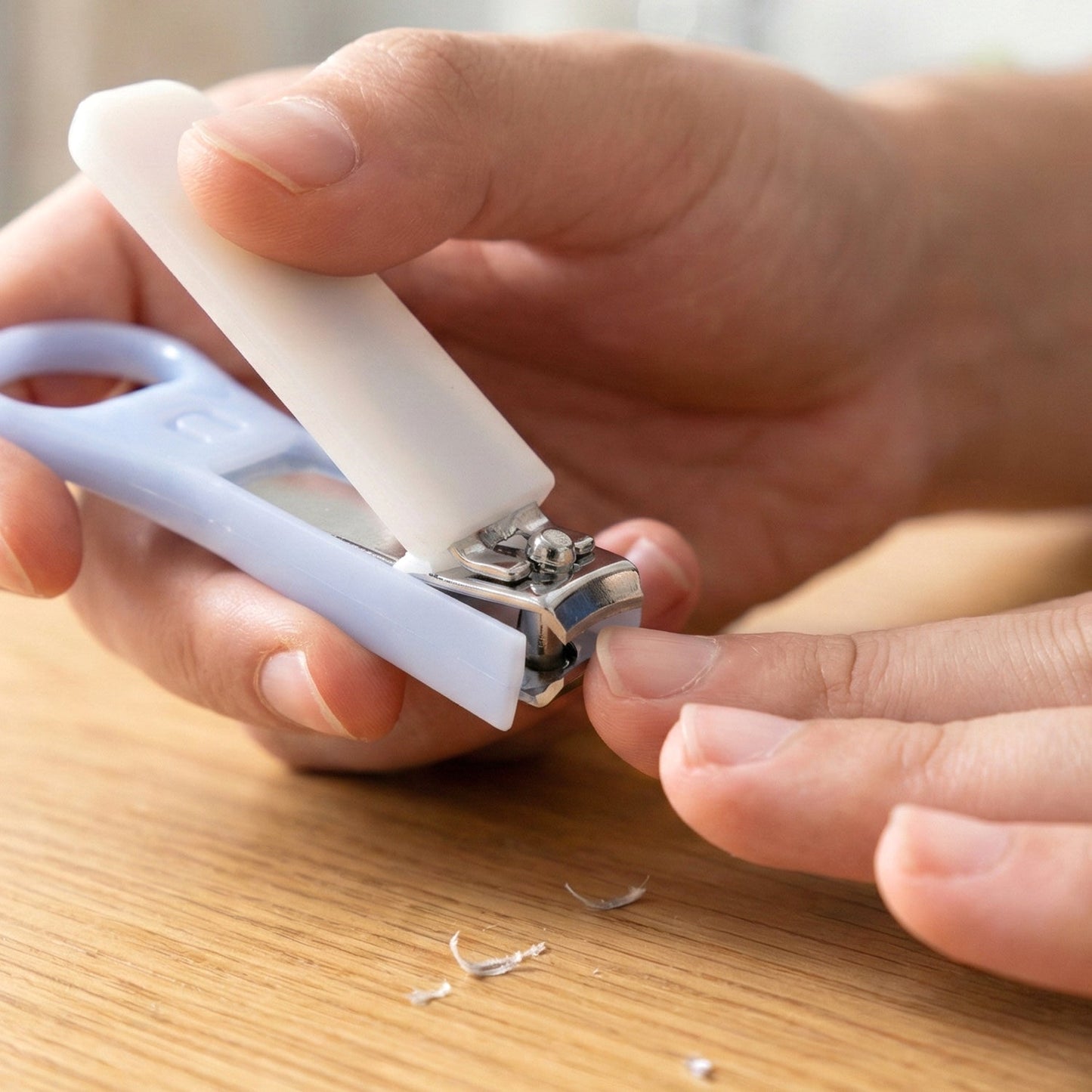 Kids nail cutter with smooth edges for safe infant grooming
