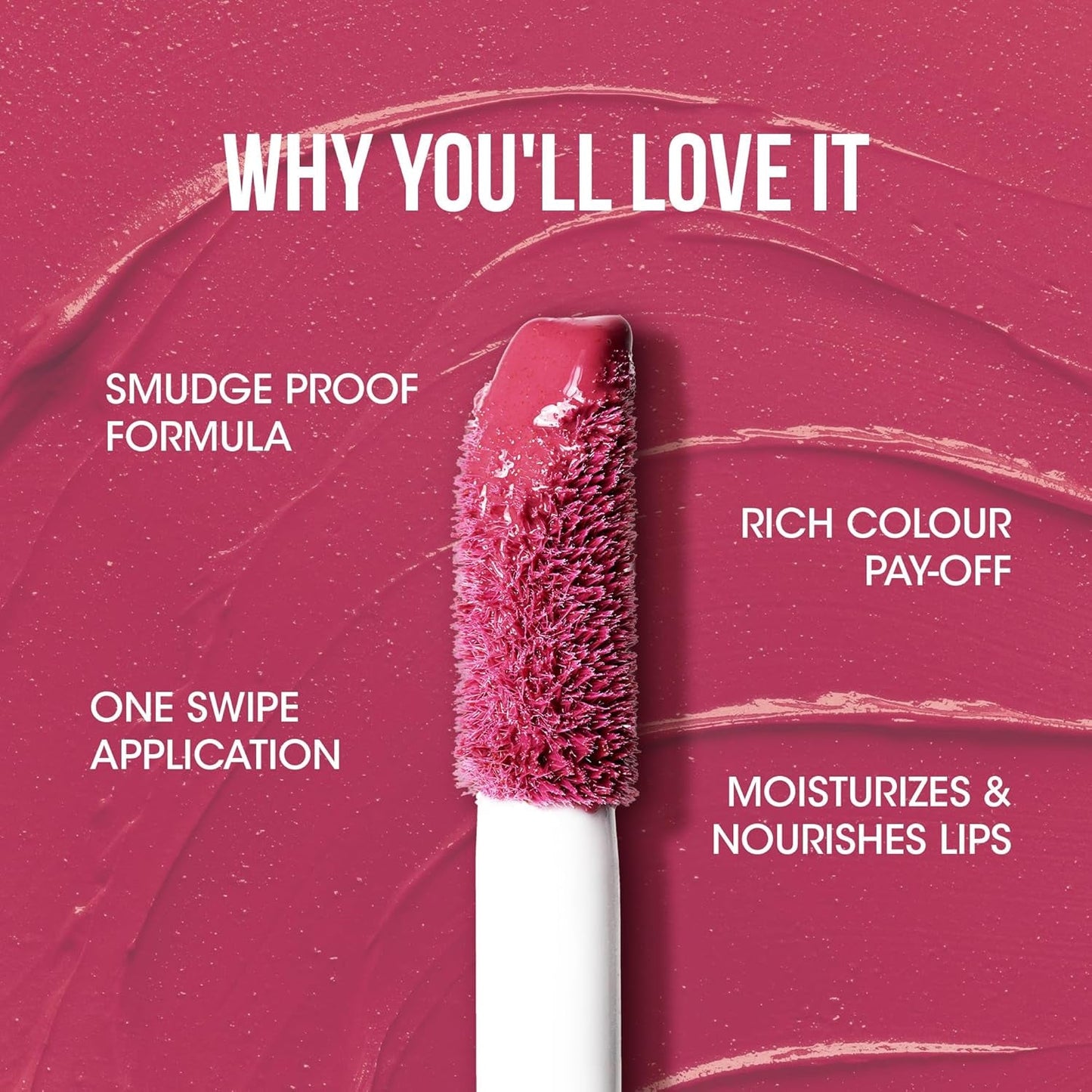 Liquid Lipstick applicator wand for smooth and precise application