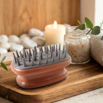 Scalp massage comb brush for effective scalp cleansing and stimulation