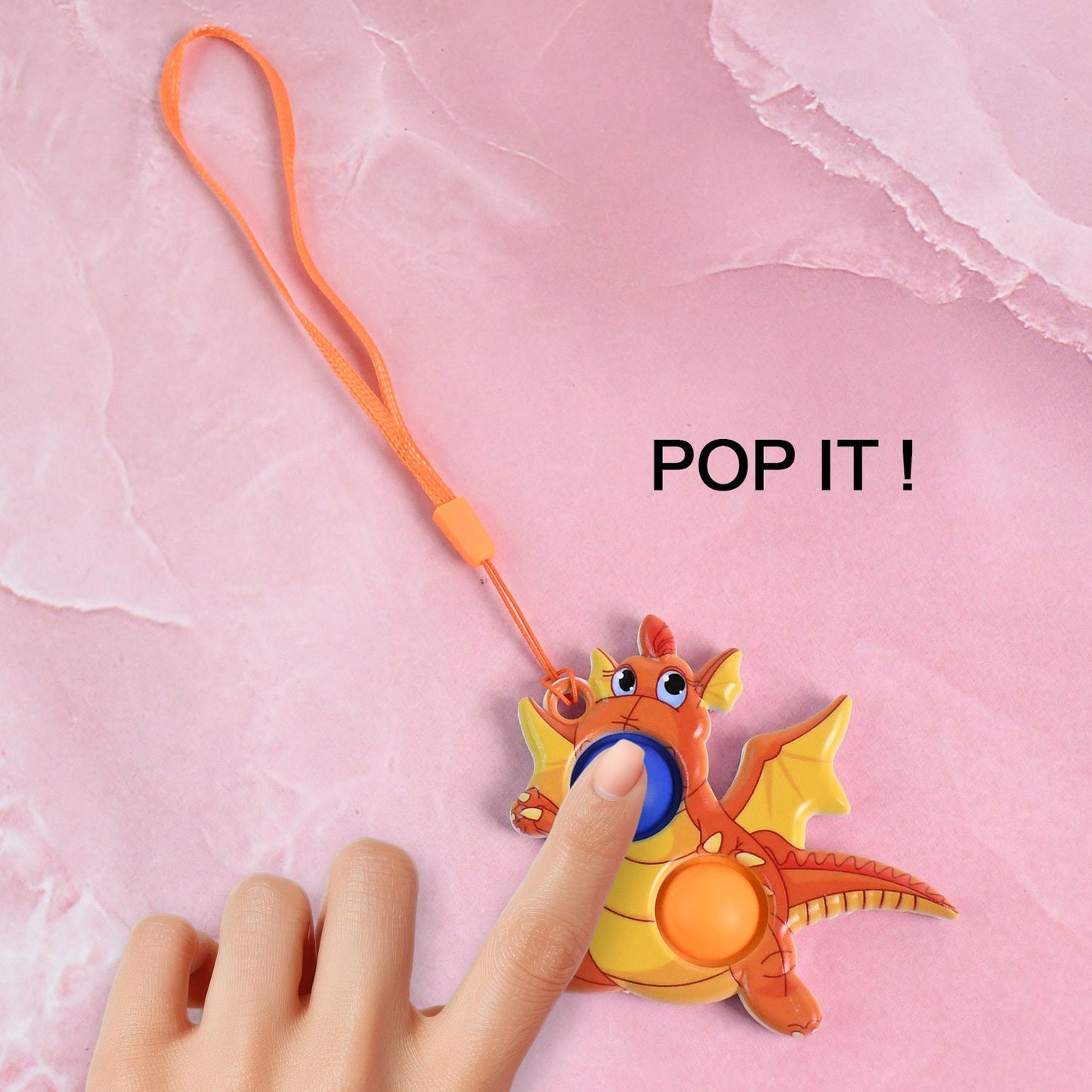 Sensory dragon fidget toy designed for calming play