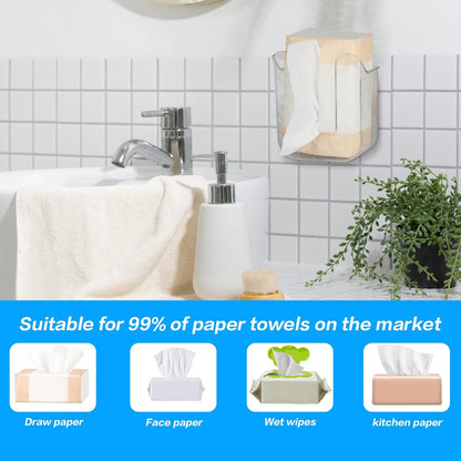 Neutral image of tissue dispenser holder without specific focal details