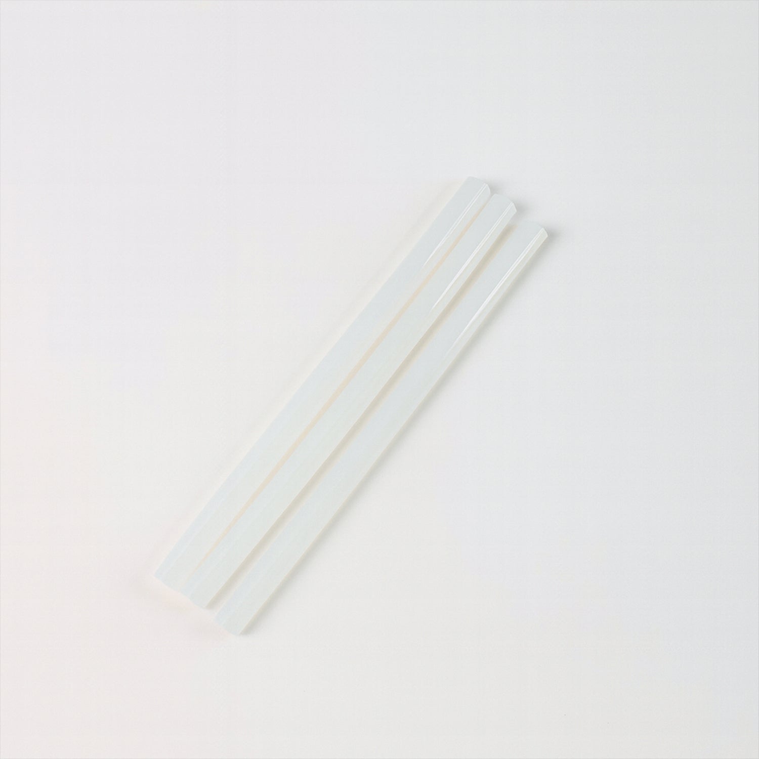 Clear hot melt glue sticks delivering near-invisible bonds