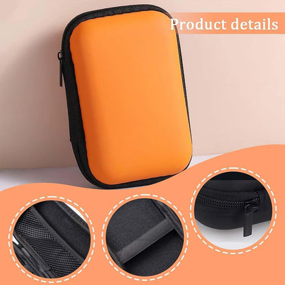 Premium zippered hard shell carrying case for small gadgets