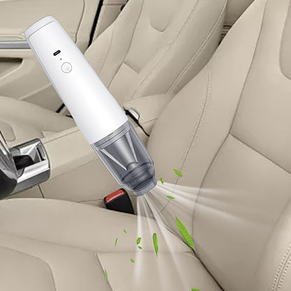 Wireless rechargeable mini vacuum cleaner with strong suction and multiple nozzles