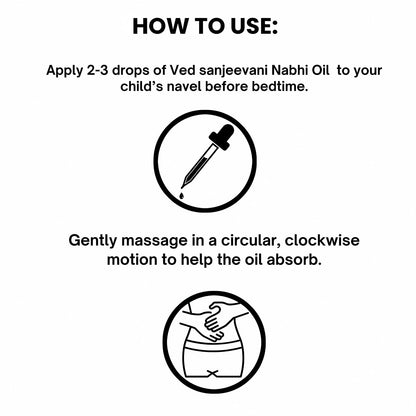 Ved Belly Button Oil aiding deep sleep and relaxation
