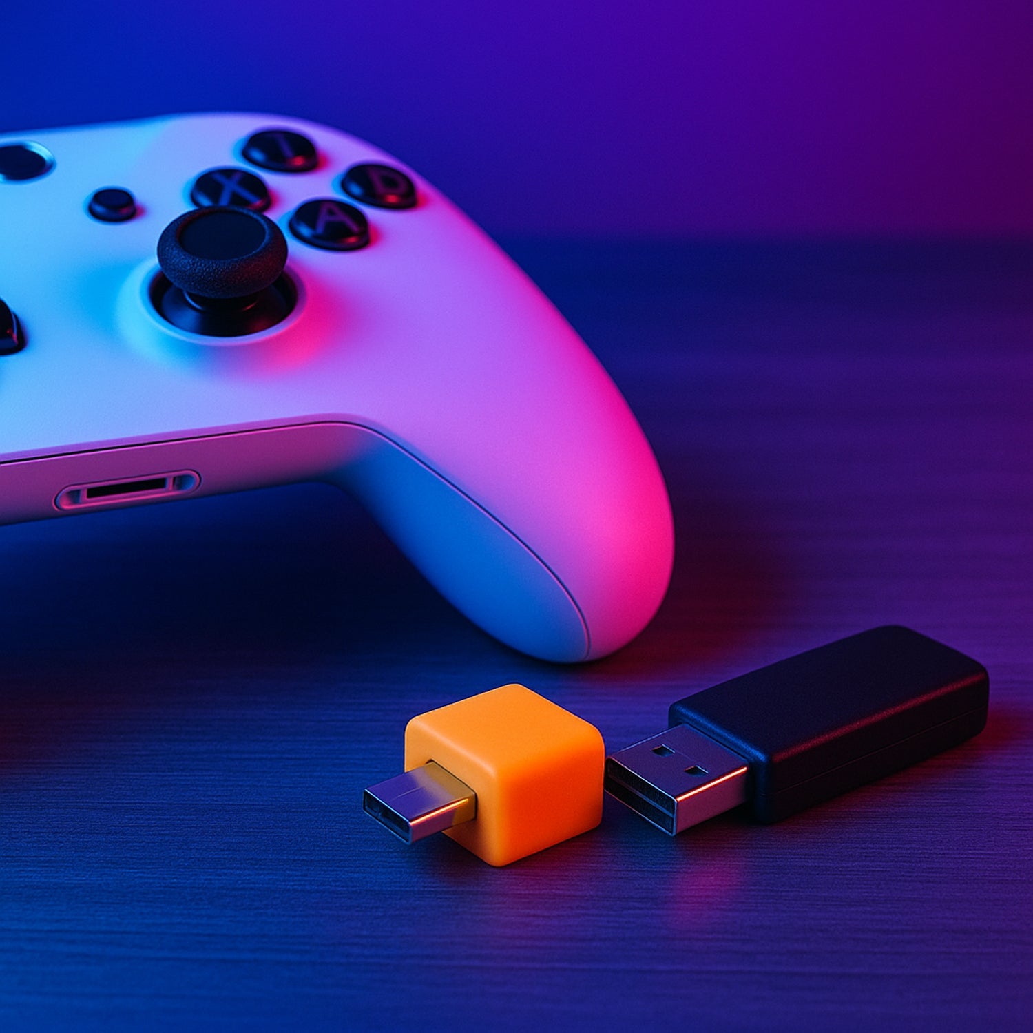 Side view of the durable Micro USB OTG Adapter, showcasing its robust design.