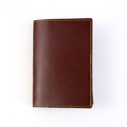 PU leather wallet interior with ample currency space for bills and notes