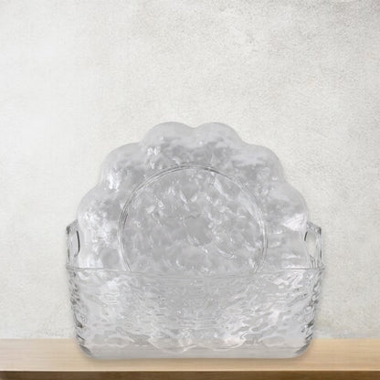 Nesting plastic bowls and serving tray, easy to store and clean