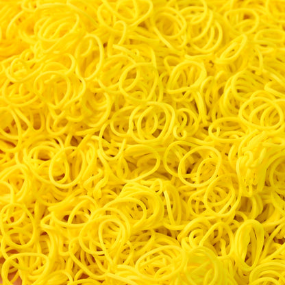 Close-up of premium elastic rubber bands made from high-quality rubber