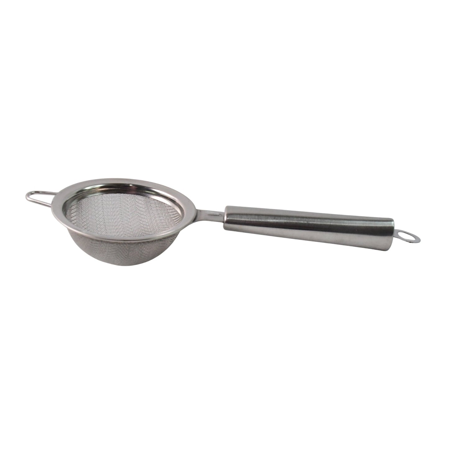 Kitchen strainer with ergonomic heat-resistant handle design