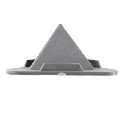 Grey desk mobile stand holding a tablet for easy viewing