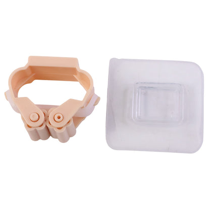 Wall mounted holder clip organizing mop in utility space
