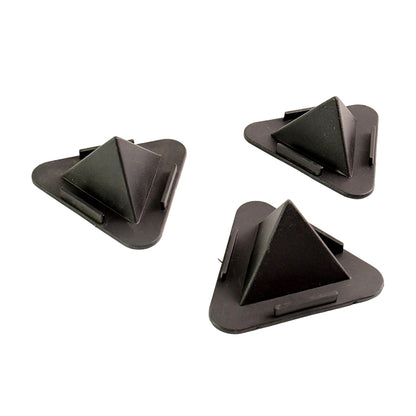 Adjustable pyramid mobile stand showing flexible angled positions