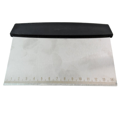Premium stainless steel scraper with ergonomic plastic handle