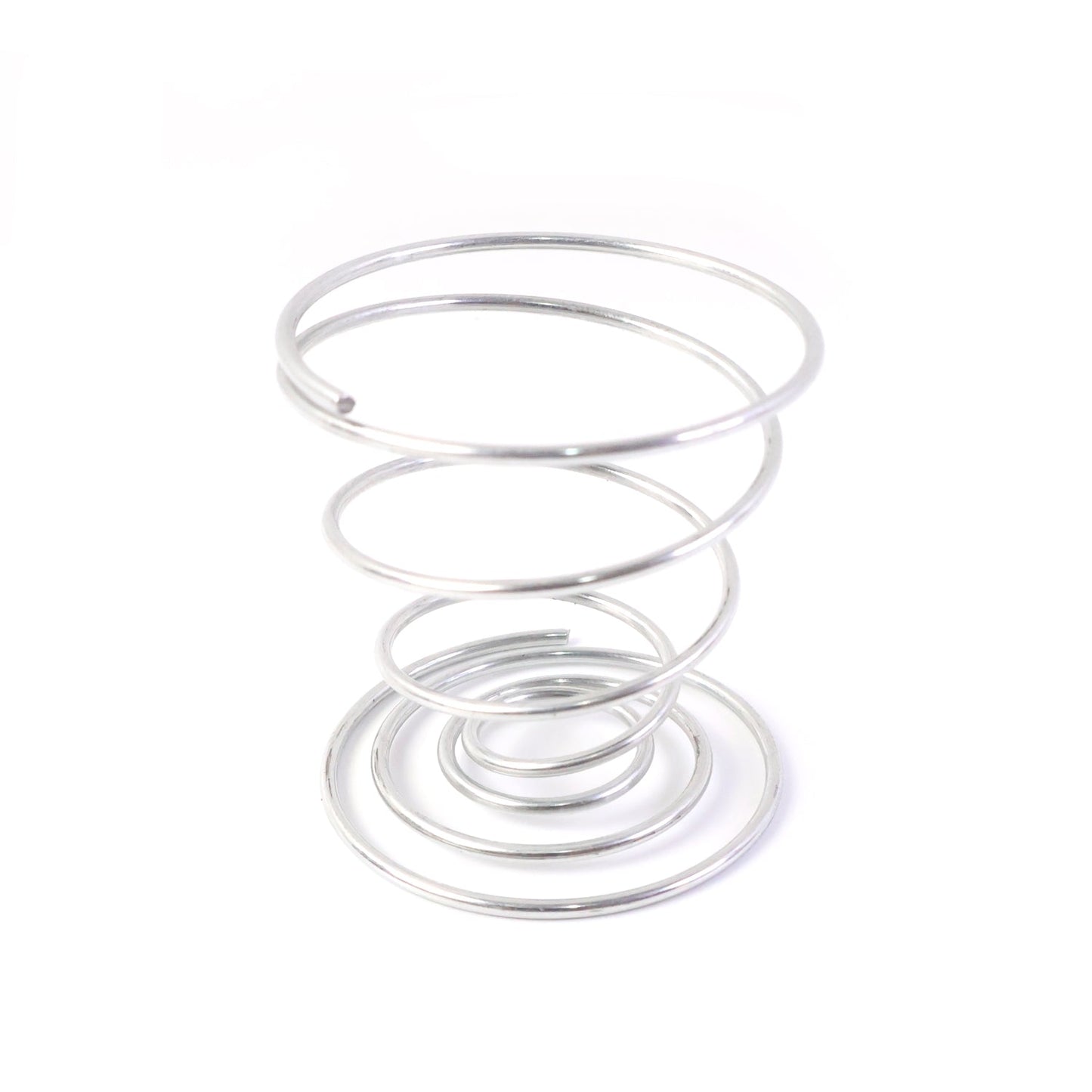 Spiral egg holder made of rust-resistant stainless steel for kitchen use