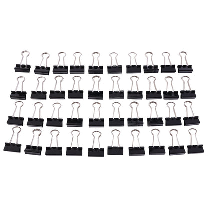 Compact 19 mm heavy-duty binder clips ideal for paperwork