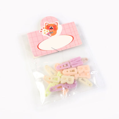 Alphabet letter beads ready to be used as craft accessories.