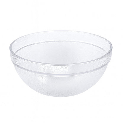 Premium quality transparent plastic mixing bowl used for kitchen and serving