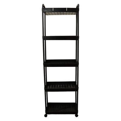 Multipurpose 5 layer storage rack trolley suitable for various rooms