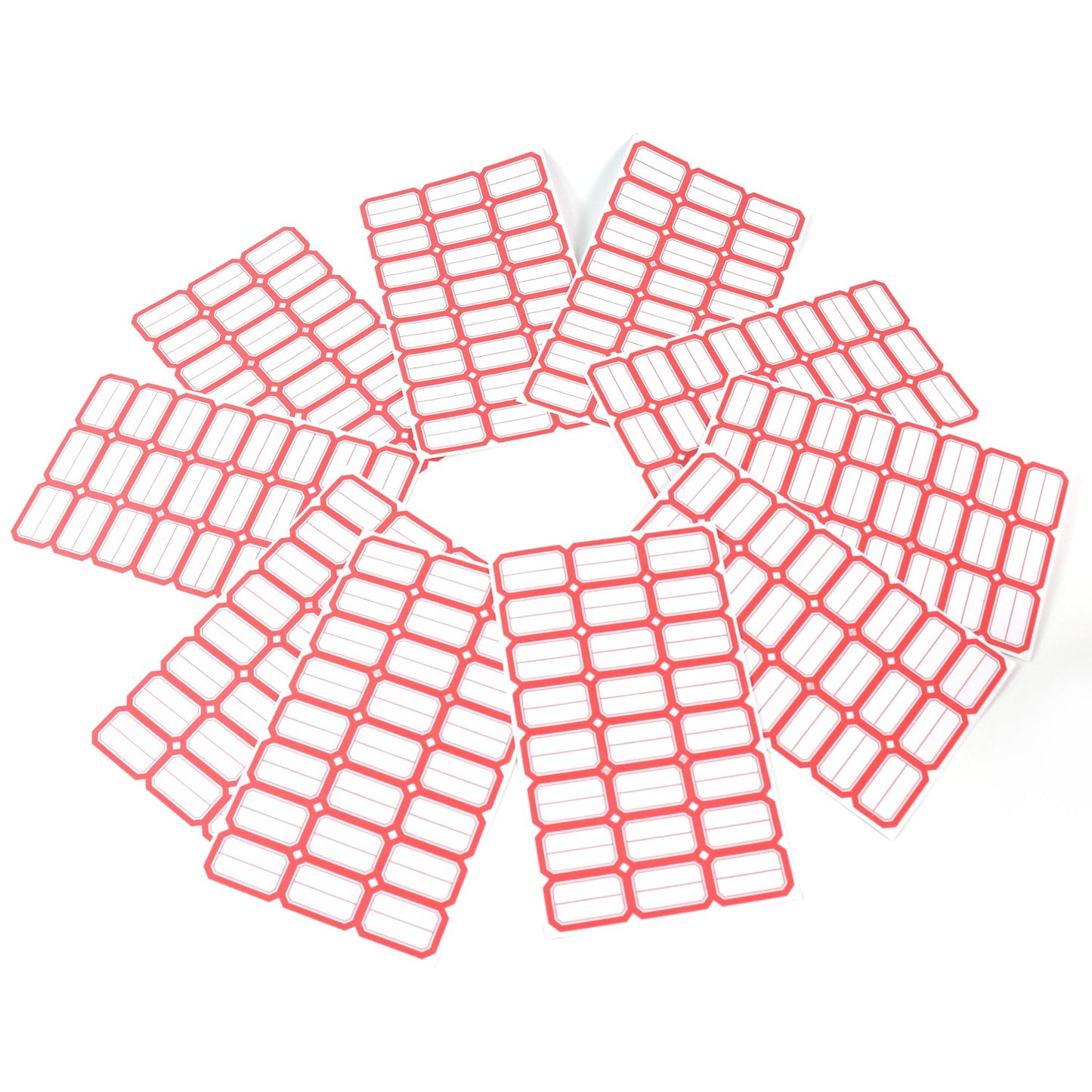 All-purpose blank label sticker sheets ideal for organizing various items