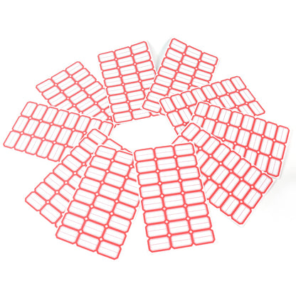All-purpose blank label sticker sheets ideal for organizing various items