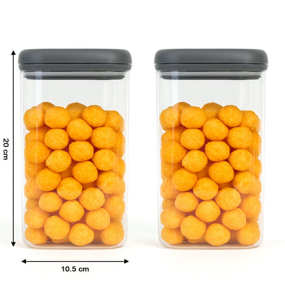 Kitchen storage container showing airtight seal design