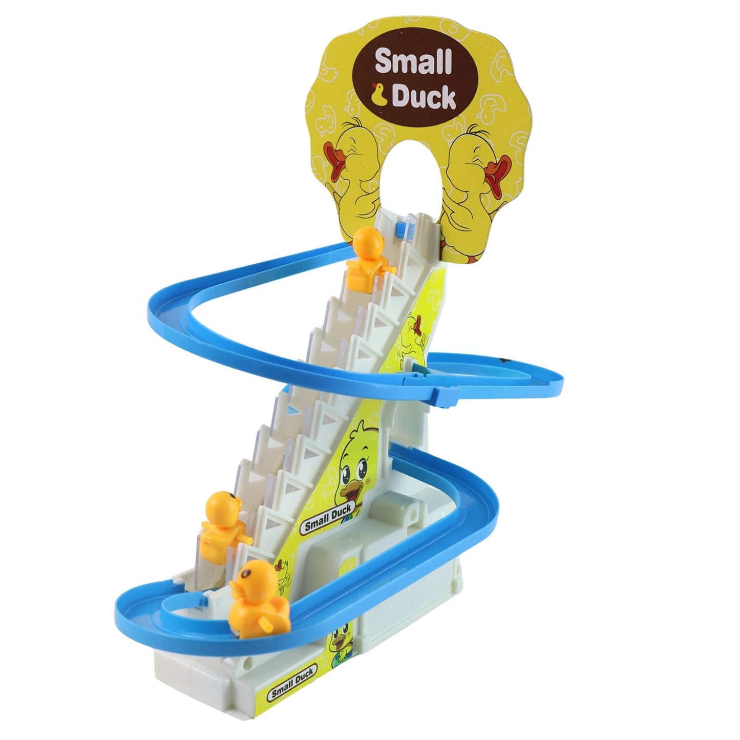 Quacky Loop stairway racer duck toy with sound and lights