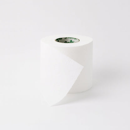 Side view of Freshee ultra-soft 2-ply toilet roll