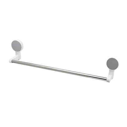 Towel organizer rod with stable brackets fixed on wall