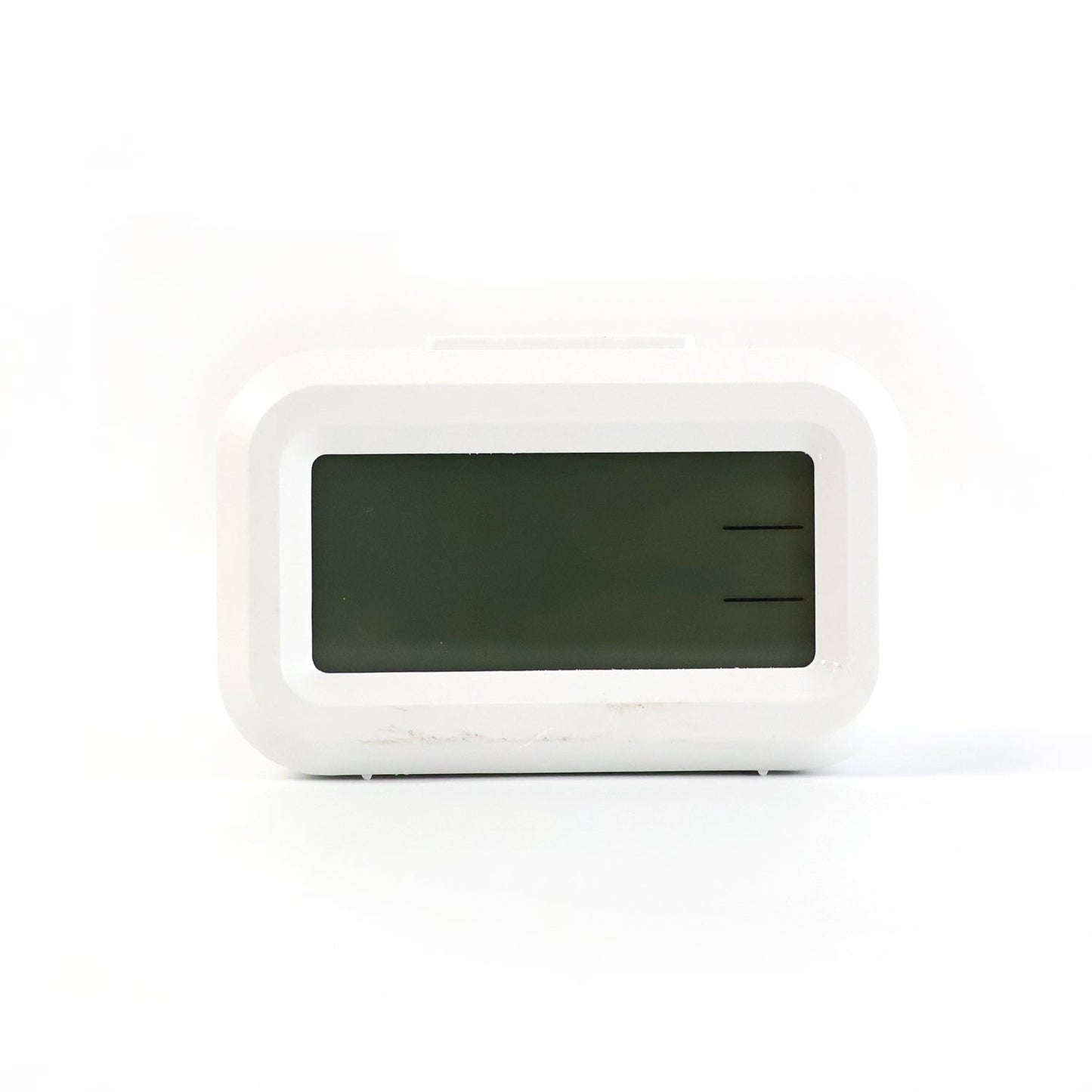Compact digital LED alarm clock with temperature display
