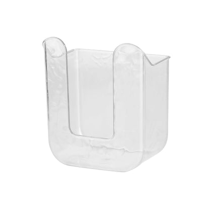 Bathroom setting featuring wall-mounted tissue dispenser holder
