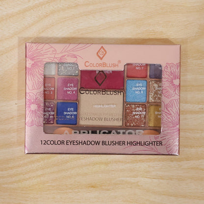 Vibrant multi-shade eyeshadow palette perfect for professional beauty use