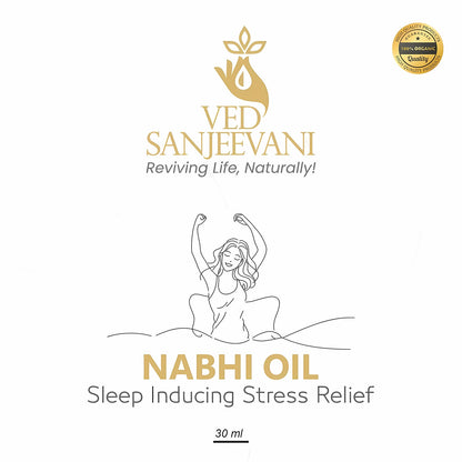 Natural ayurvedic massage oil bottle for sleep inducing therapy