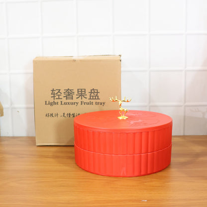 Decorative serving tray suitable for dry fruits and snacks