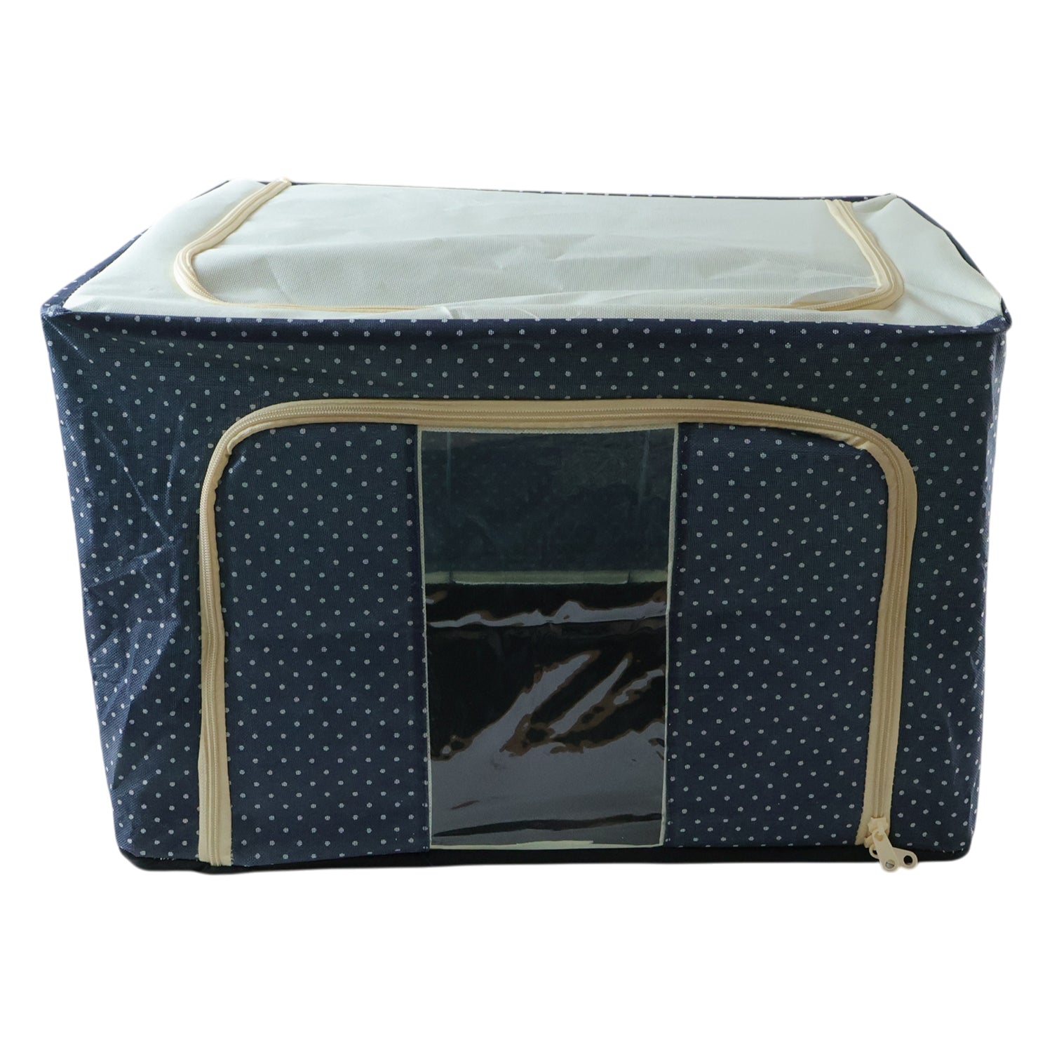 Clothes organizer bag with secure zipper closure