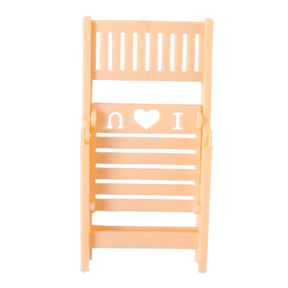 Foldable peach phone stand holder for desk use