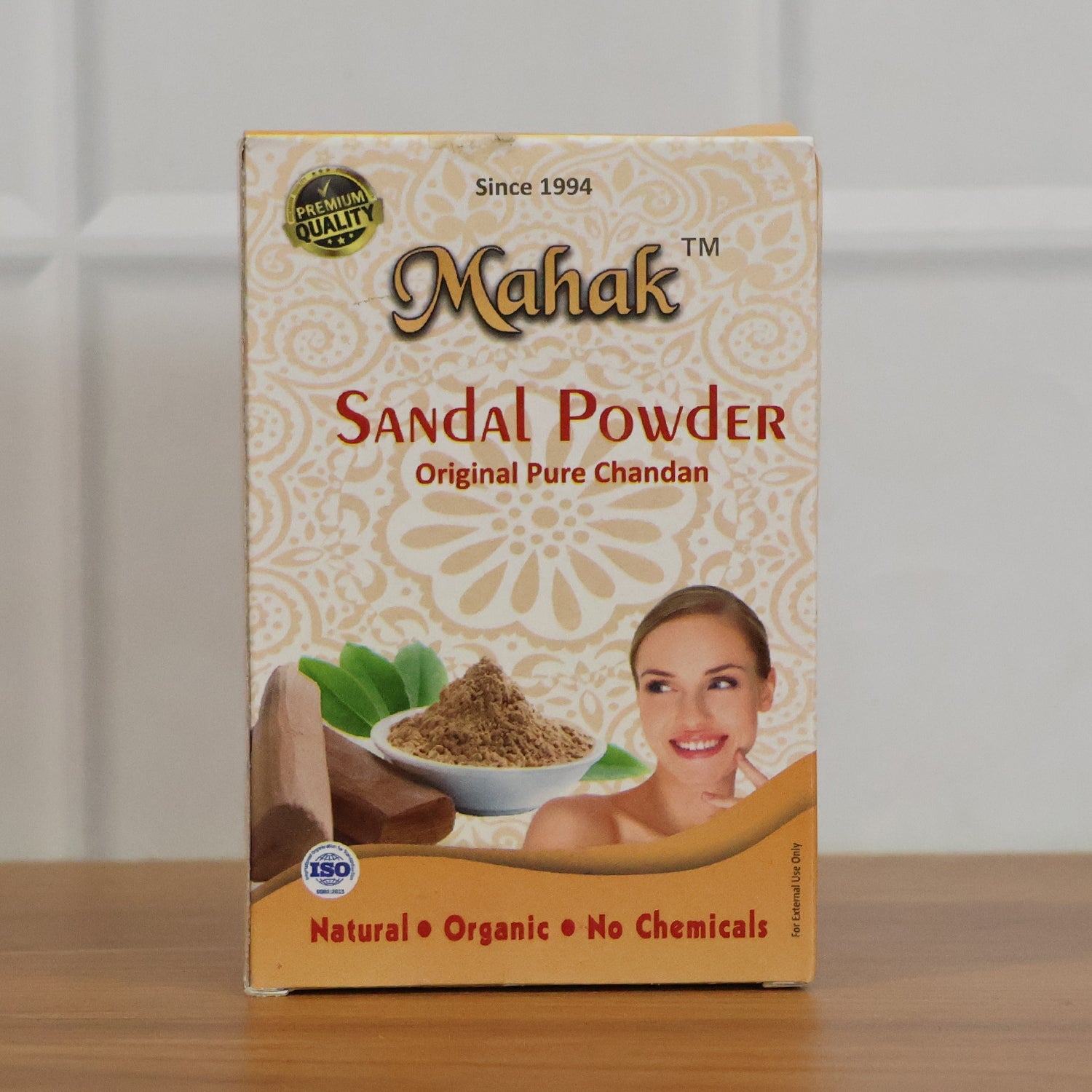 Sandalwood powder benefiting traditional face and skin care