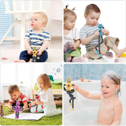 Flexible robot spring toy suitable for fidgeting and play