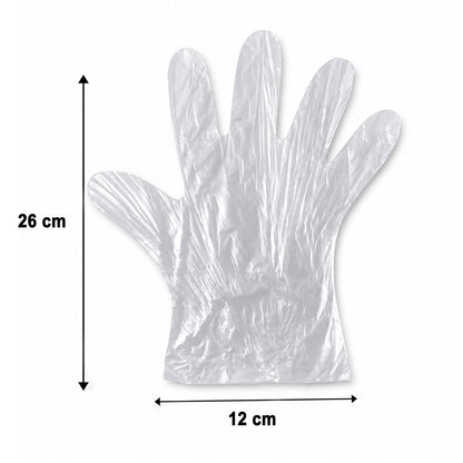 Hygienic disposable gloves for kitchen and cleaning