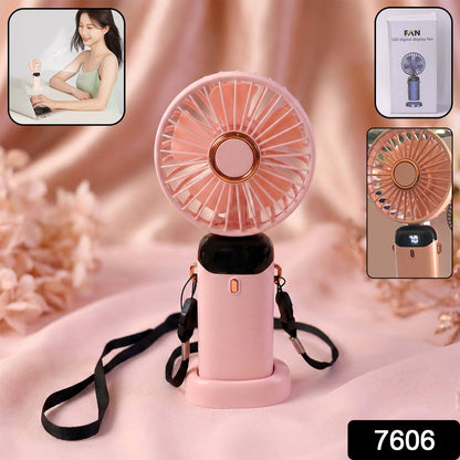 Compact portable tabletop fan for personal cooling at home or office