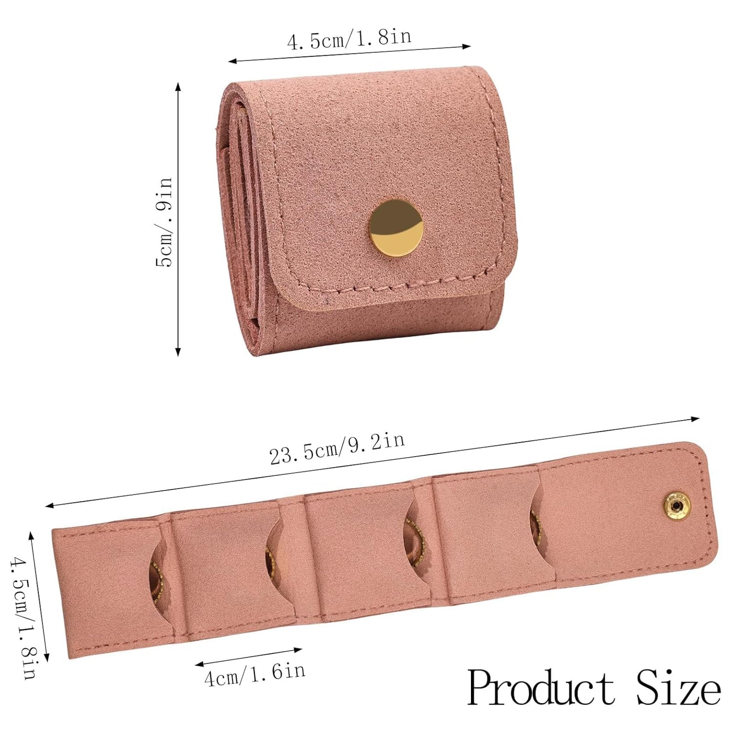 Small elegant jewellery pouch for safe storage of accessories
