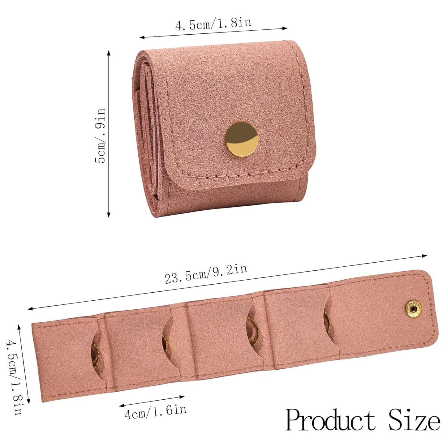 Small elegant jewellery pouch for safe storage of accessories