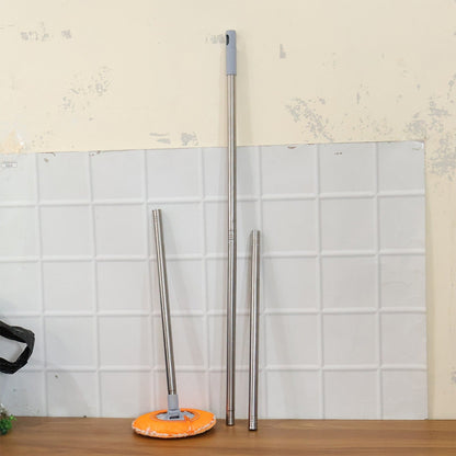 Ready-to-use spin mop with bucket system for household cleaning