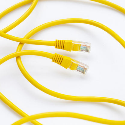 Reliable Ethernet LAN cable with plastic insulation for durability