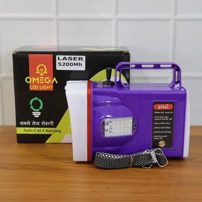 Camping rechargeable flashlight Omega torch light