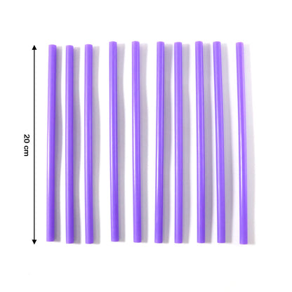 Pack of 10 reusable straws perfect for home and café use