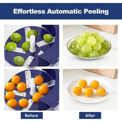 Ergonomic handle design on fruit and vegetable peeler enhancing grip
