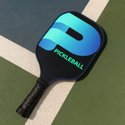 Lightweight fiberglass pickleball paddle designed for indoor and outdoor play